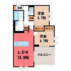 グラングラサの物件間取画像